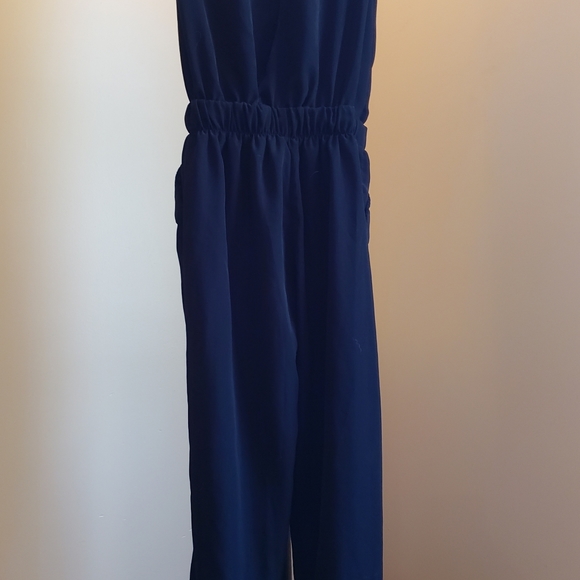 V neck ,Straight leg,short sleeve jump suit - Picture 5 of 5